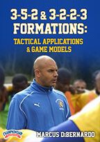 Cover: 3-5-2 and 3-2-2-3 formations: tactical applications & game models
